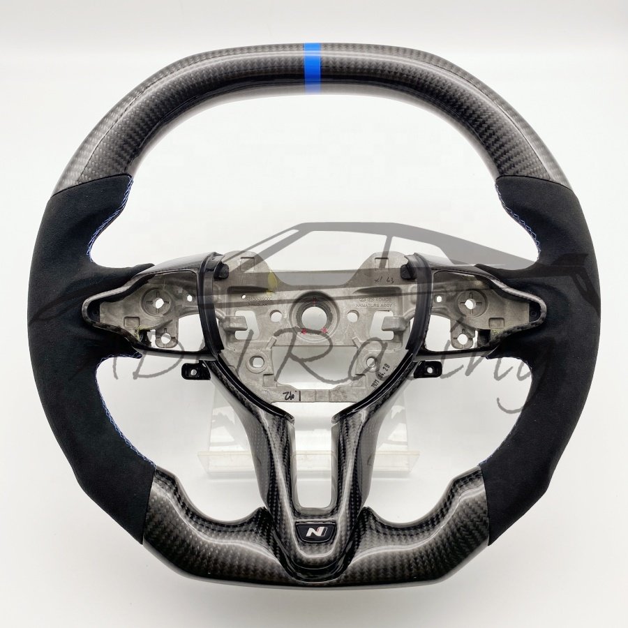 Customized Carbon Fiber OEM Steering Wheel For Hyundai Elantra 2022+