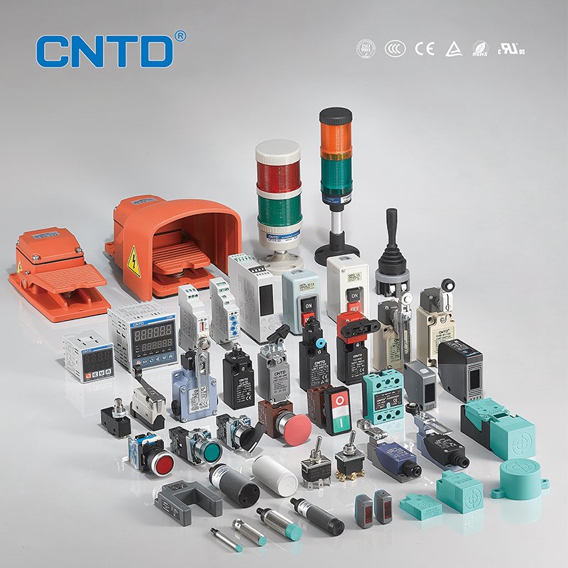 CNTD CDR6-210M Modular Intermediate Auto Relay 2SPDT Din Rail AC/DC 12V/24V/48V/110V/AC220V IP20 5V Rated Voltage Switch Epoxy