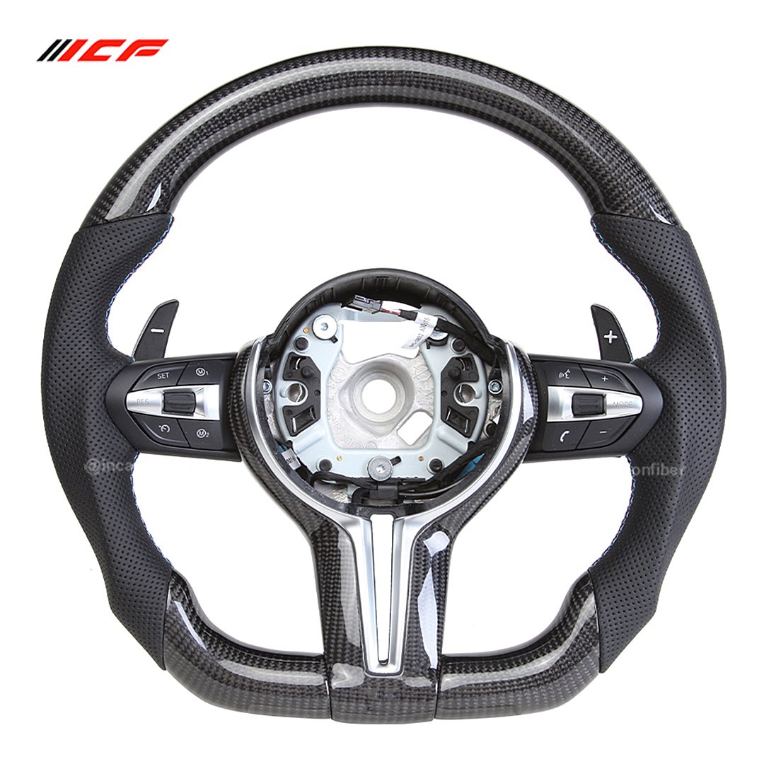 Customized 100% Real Carbon Fiber Steering Wheel For BMW F20 F22,F23 F45 M Sports F30 F31 F32 F33 F36 F87 M2 F80 M3 F82 F83