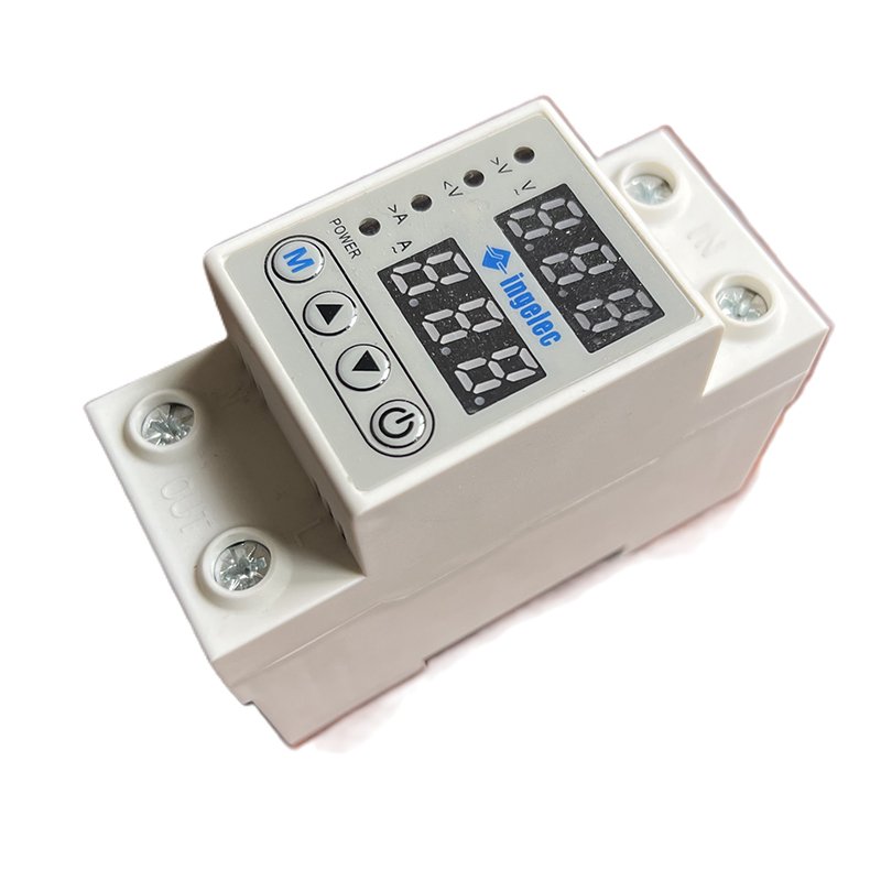 PEMZZ Current Limiting Adjustable Voltage Protector Household 220v Auto Recovery Over Under Voltage Relay Protector