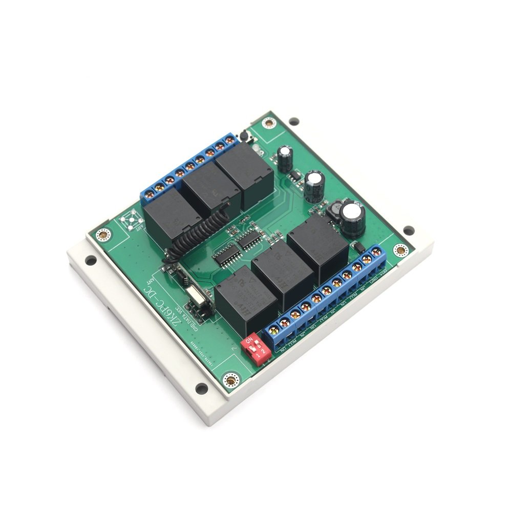DC 11-40V Wide Voltage RF Wireless Controller Switch RF 433MHz Receiver Crcuit Board Control Auto Equipment