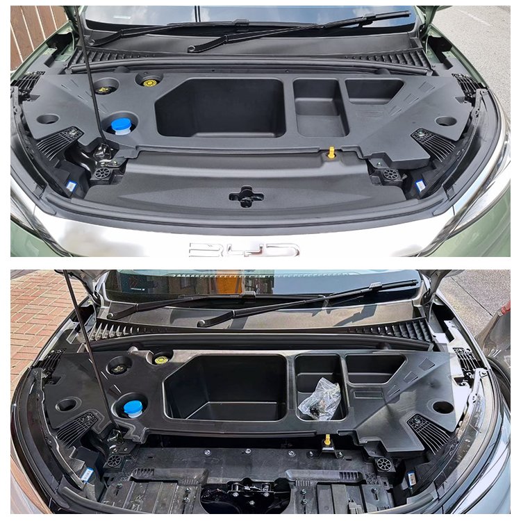 ATTO3 RHD Front Trunk Organizer Box Multi Function Car Organizers Head Storage for BYD ATTO 3 Frunk