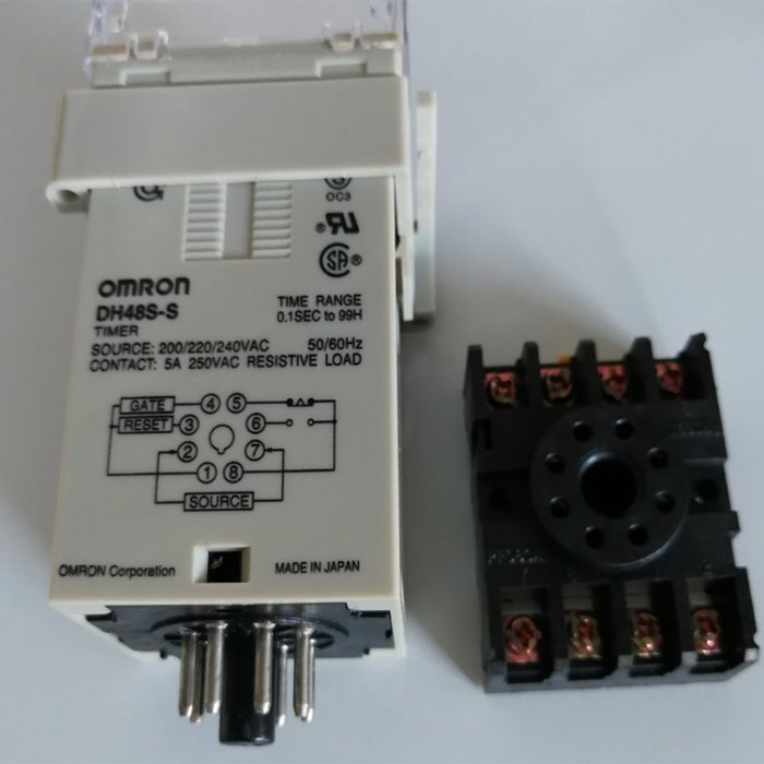 Time Relay DH48S-S Digital Timer Delay Relay 0.1S-99H Hours Digital AC220V Timer Relay
