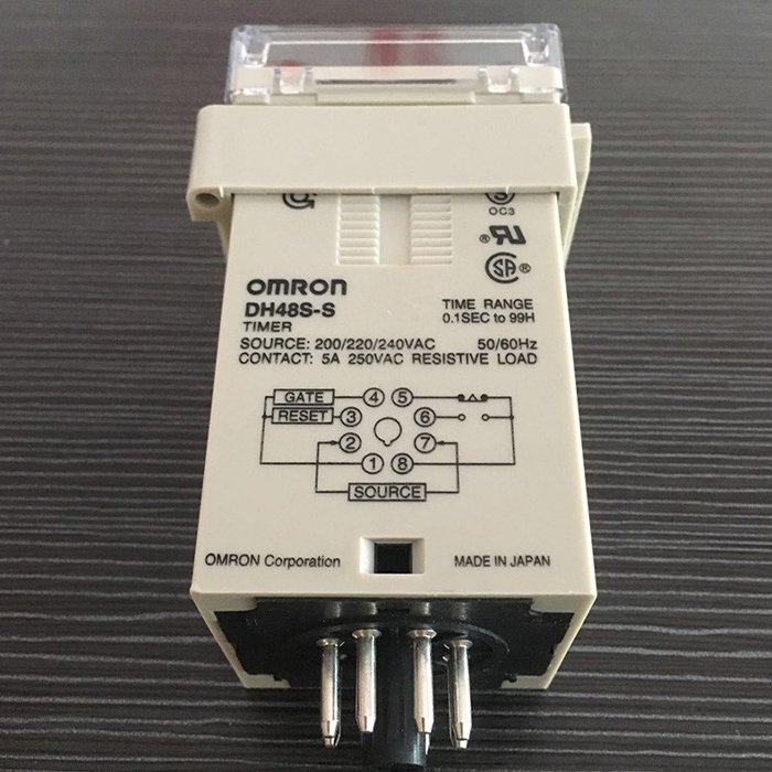 Time Relay DH48S-S Digital Timer Delay Relay 0.1S-99H Hours Digital AC220V Timer Relay