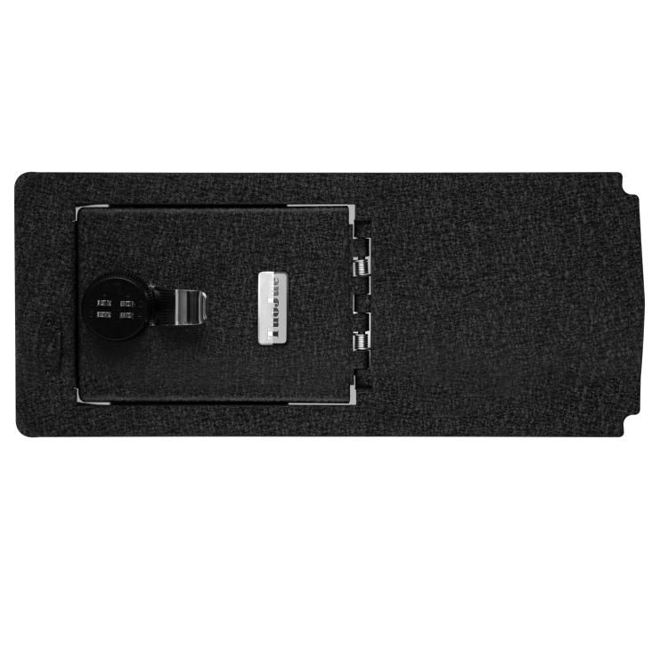 TuoJue Multifunctional Black Central Console Armrest Storage for Honda CRV Anti-theft 4-Digit Combination Lock Console Gun Safe
