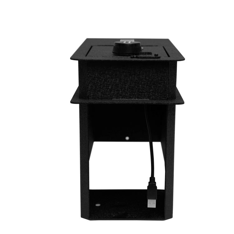 TuoJue Multifunctional Black Central Console Armrest Storage for Honda CRV Anti-theft 4-Digit Combination Lock Console Gun Safe