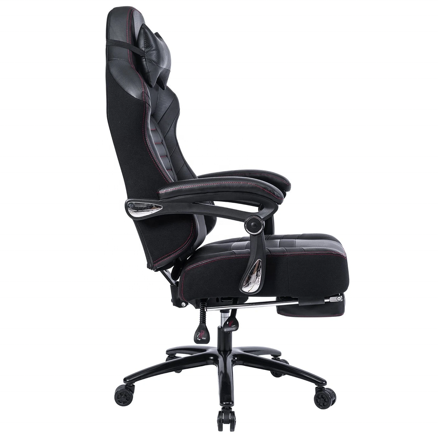 Popular Custom Modern Computer Black OEM Gamer Chair PC Racing Seat Recliner Gamer Simple Swivel Scaun De Birou Pentru Adulti