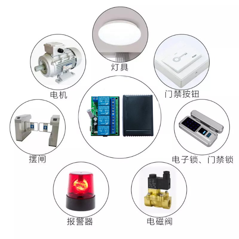 Real Time 4 Channel Wireless Receiver 10A Relays 433Mhz Dc12V 24V Switch Receiver With Wireless Remote Controls