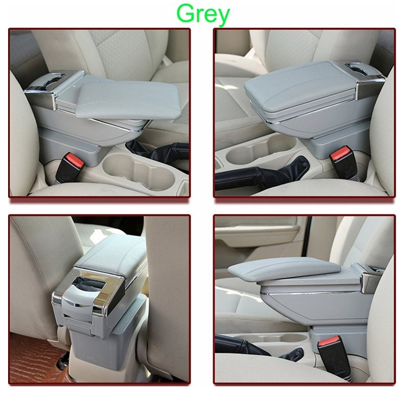 Universal Car Interior Accessories Center Storage Armrest Console Box Auto Multi Seat Arm Rest Box
