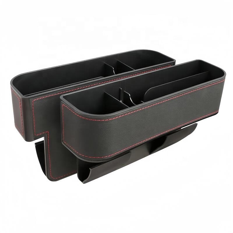 Updated Car Seat Gap Filler Universal Car Armrest Box Storage ABS PU Leather Hot Selling Car Accessories