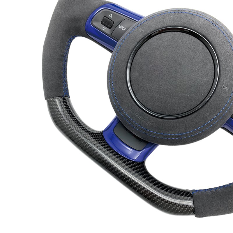 Carbon Fiber Steering Wheel For Audi Q5 Q7 A6 C6 Q8 SQ5 Q3 TTS TT MK2 A8 S5 A3