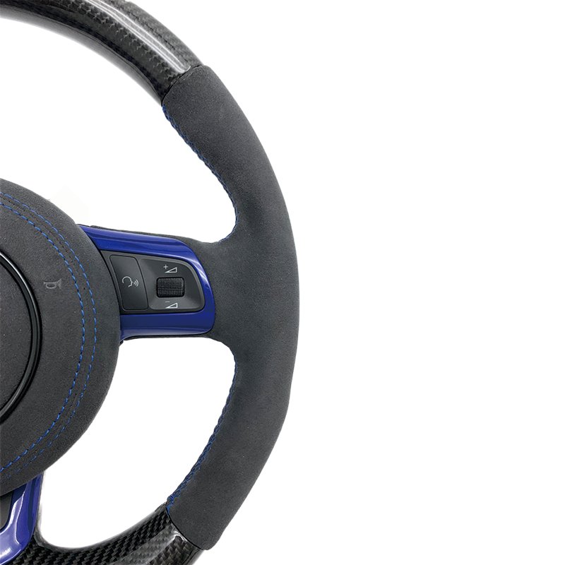 Carbon Fiber Steering Wheel For Audi Q5 Q7 A6 C6 Q8 SQ5 Q3 TTS TT MK2 A8 S5 A3