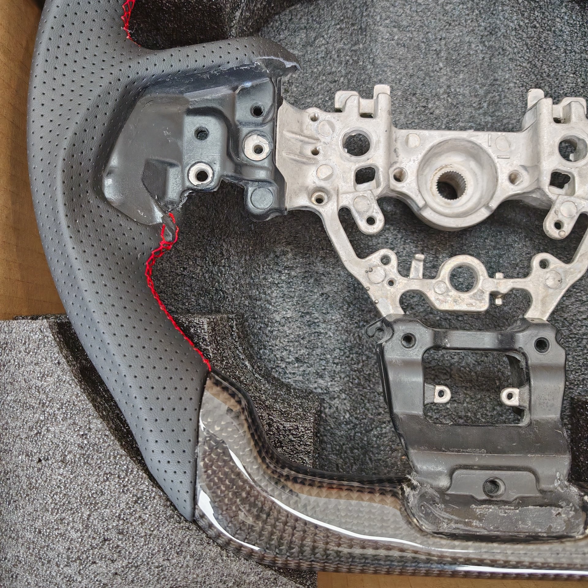 For Subaru WRX Legacy 2023 2024 Impreza Forester 2020-2024 Custom Carbon Fiber Steering Wheel Interior Accessories For Cars