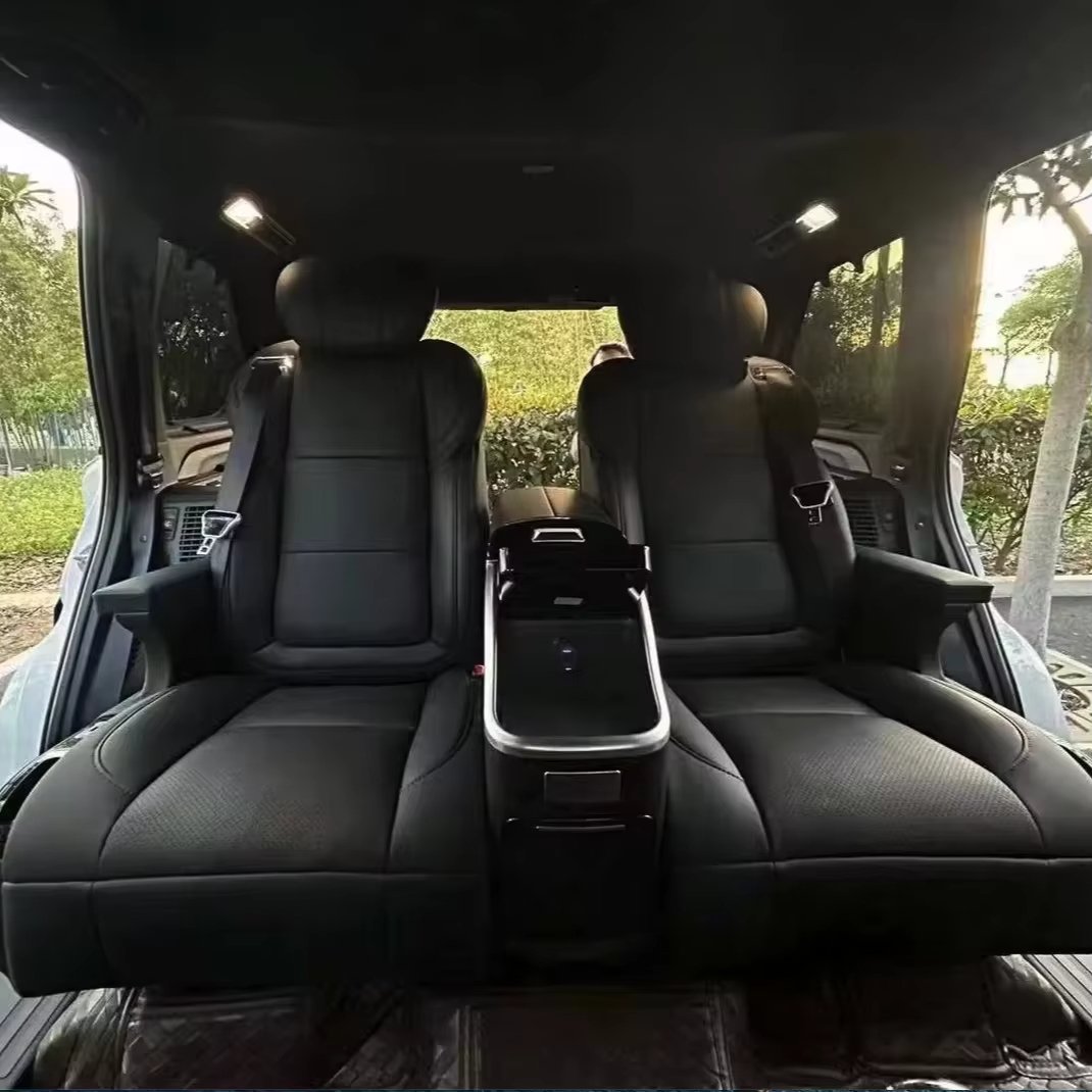 2024 New Design General Auto Parts Electric Seat with Armrest Box Table Screen Luxury Aircraft Seat for Toyota Sequioa