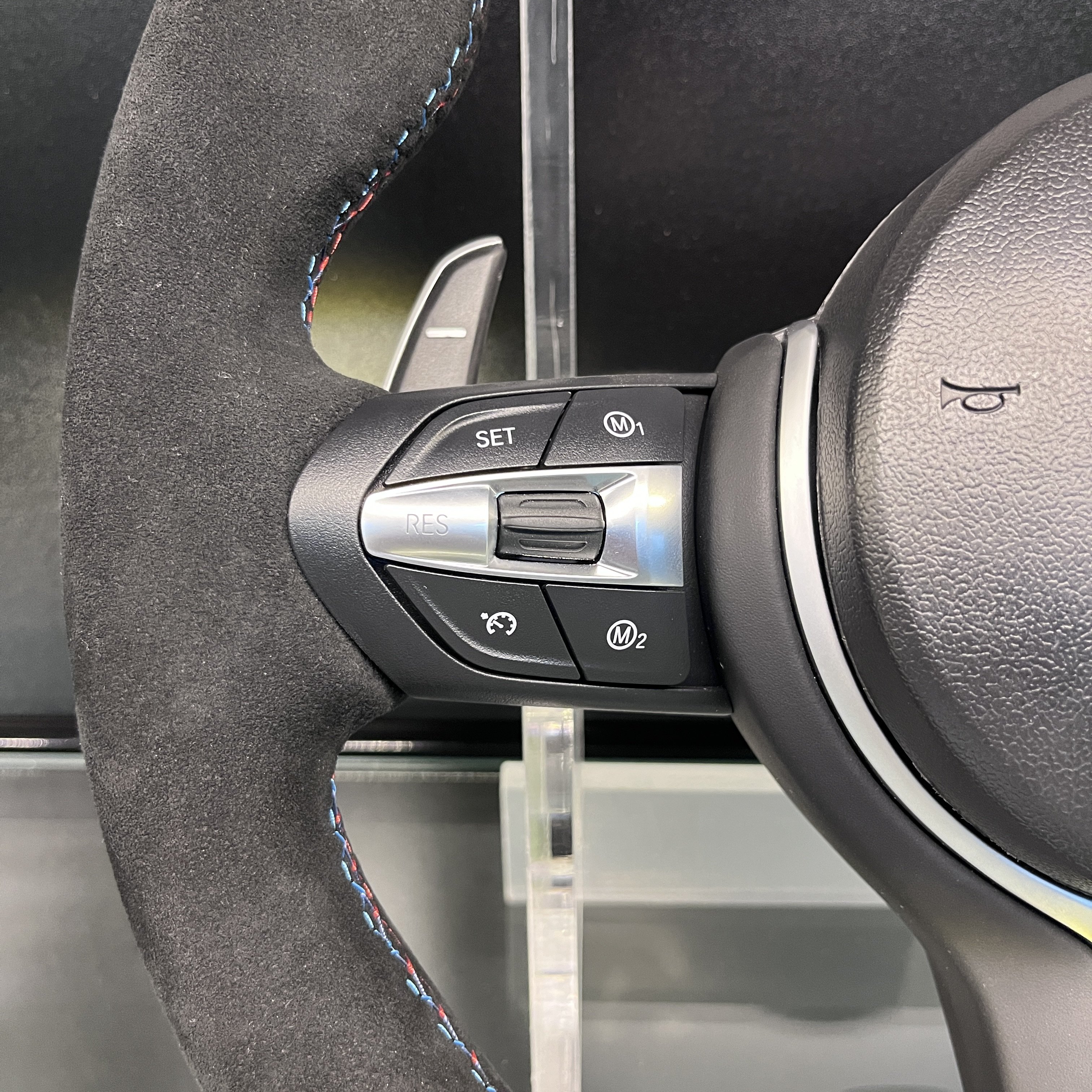Racing Car alcantara Steering Wheel Fit for BMW 3 Series 3 E90 E91 E92 E93 M3 BMW M Sport Steering Wheel
