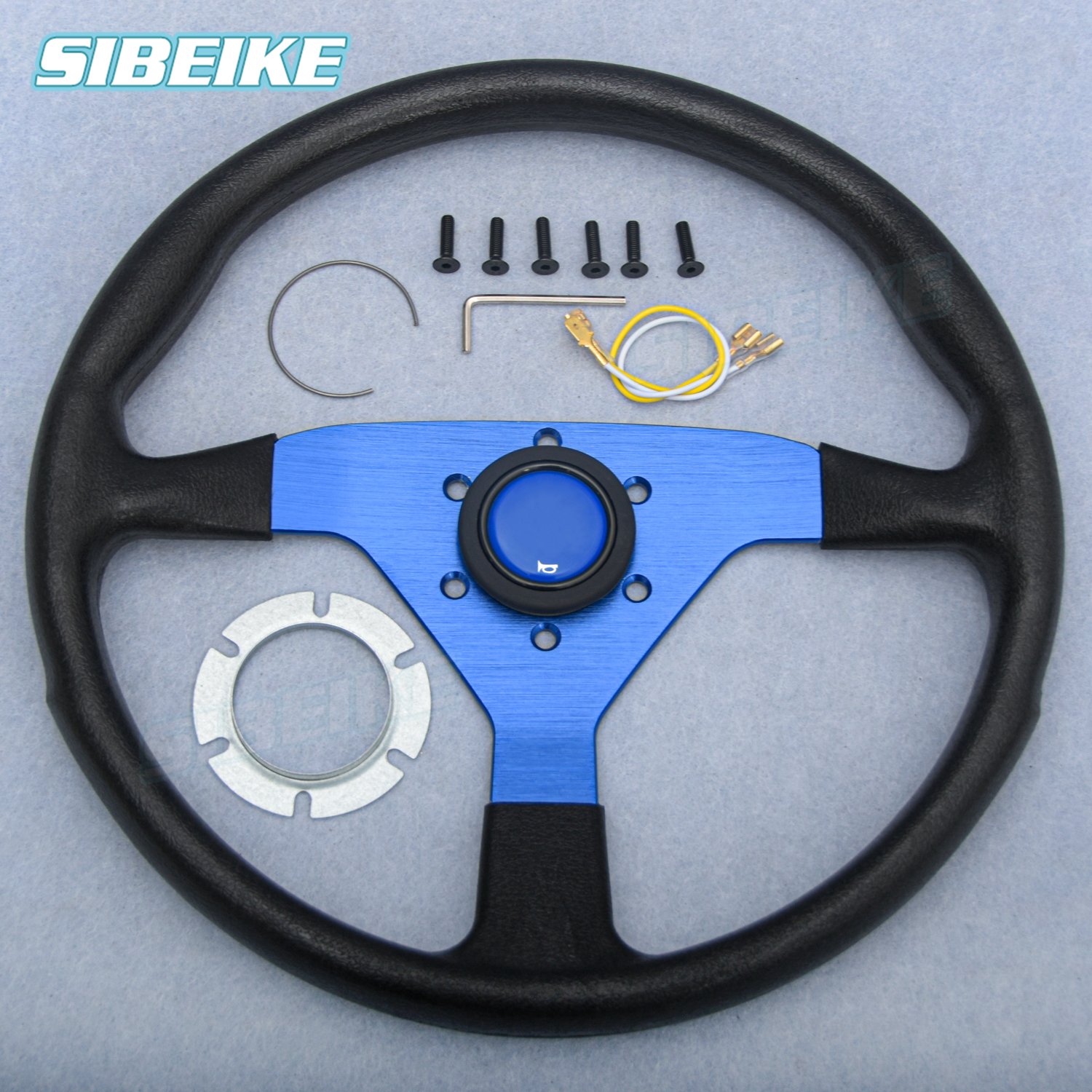 350mm 14inch Montecarlo Race Steering Wheel JDM Racing Sports PU Steering Wheel