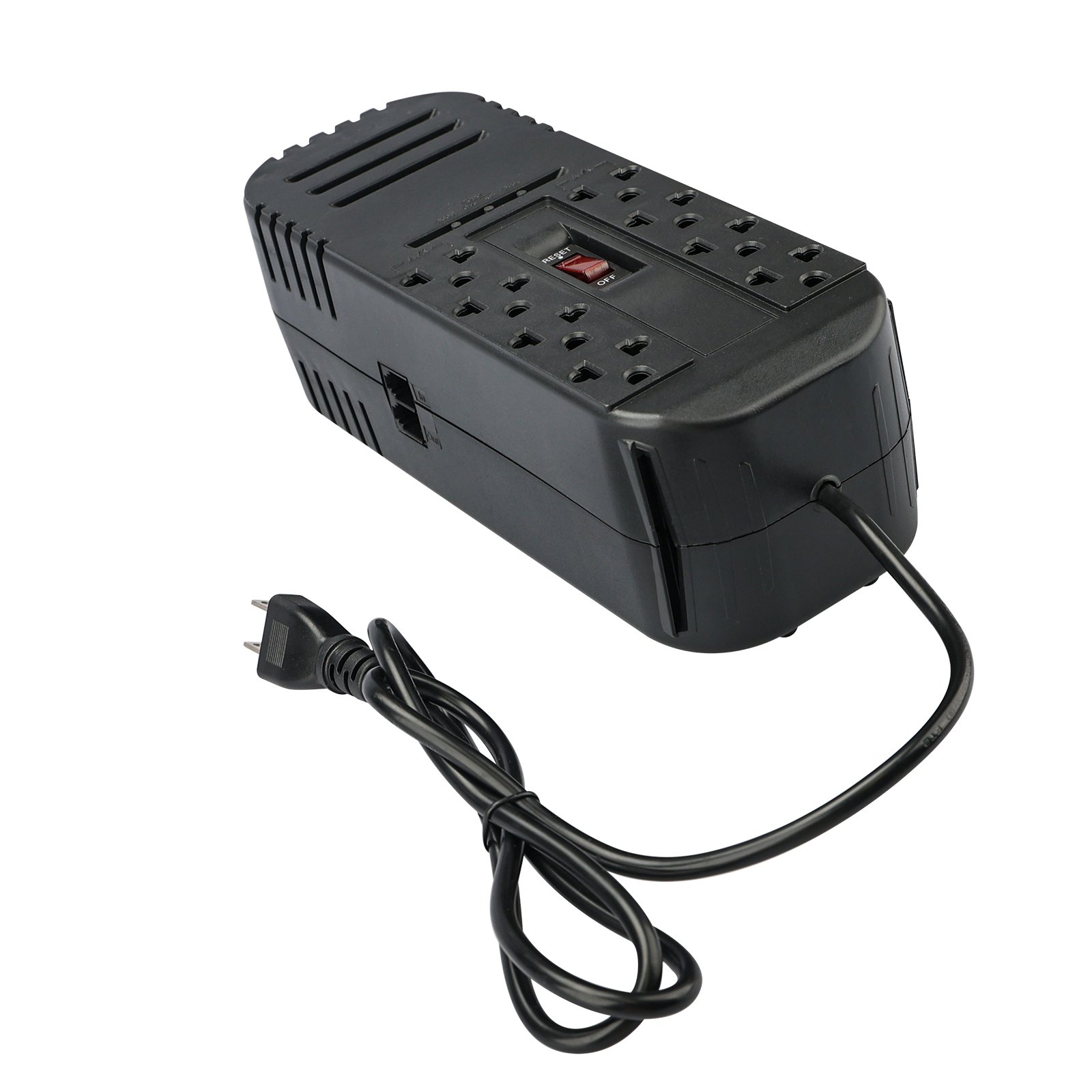 Wholesale Relay Voltage Regulator AVR Power Stabilizer US 8 Outlets 300/500/600W Surge Protector Auto Voltage Stabilizer