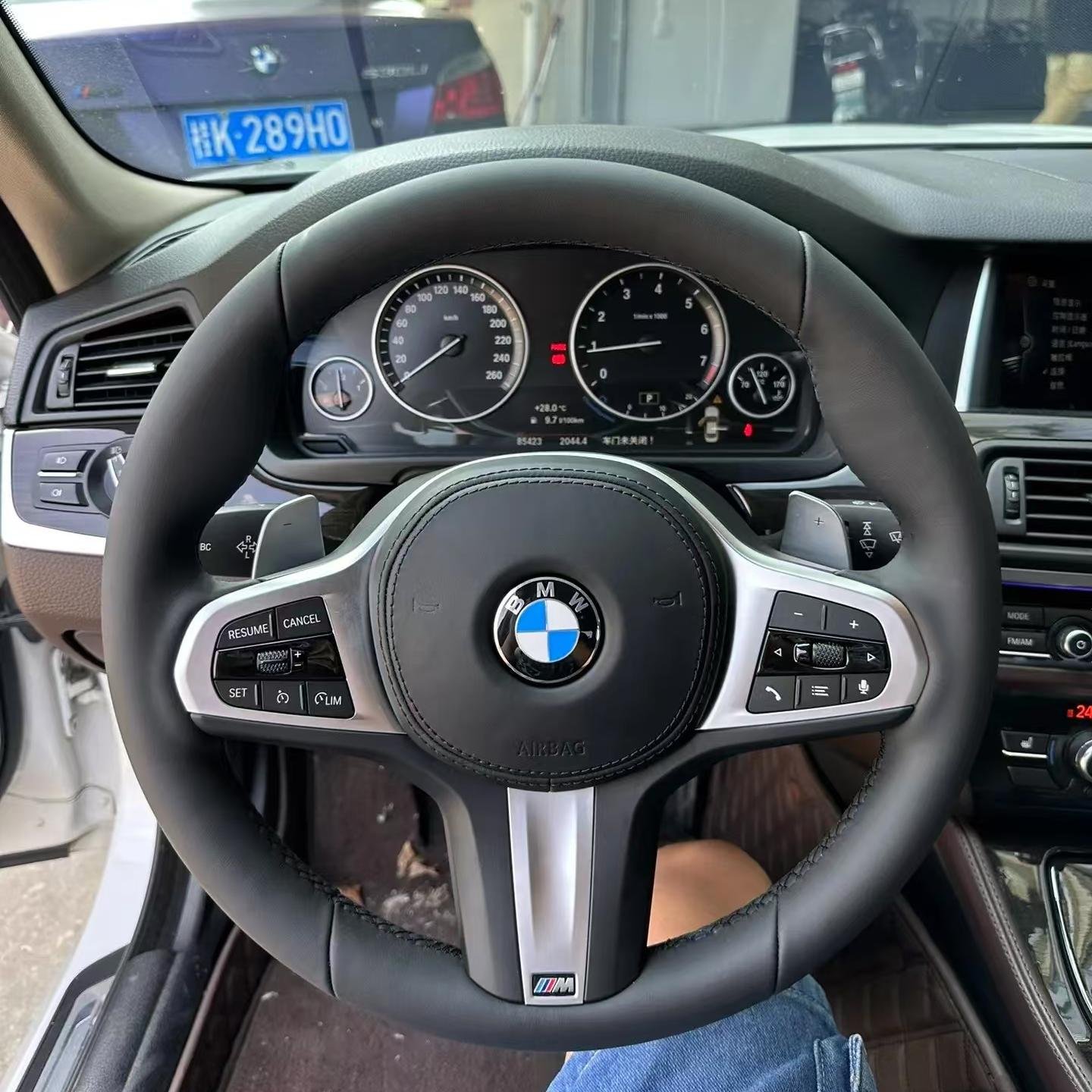 BMW 5 6 SERIES M SPORT GENUINE STEERING WHEEL F10 f11 f12 f13 PADDLSHIFT CRUISE