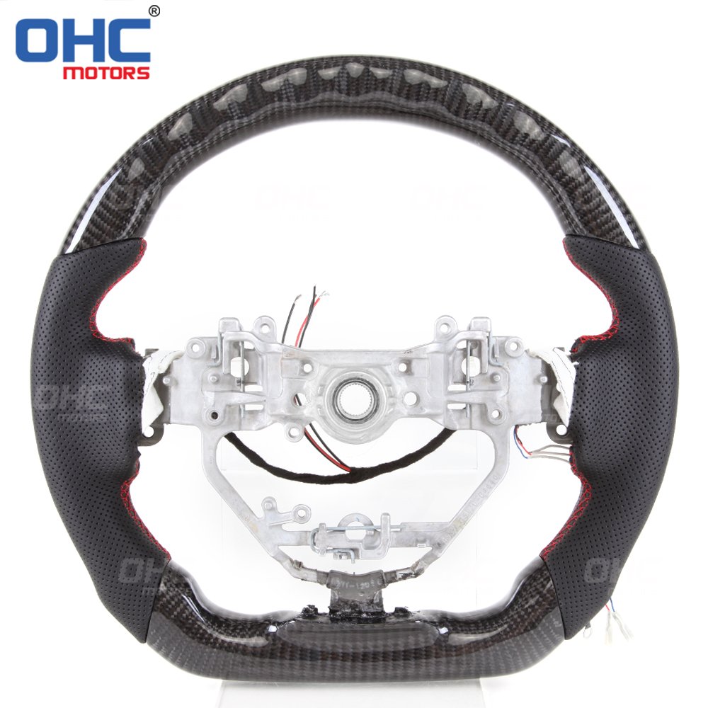 Carbon Fiber LED RPM Steering Wheel for 2014 2015 2016 2017 2018 2019 Lexus Gs NX 300 ISF is 250 CT200h GSF RCF Steering Wheel