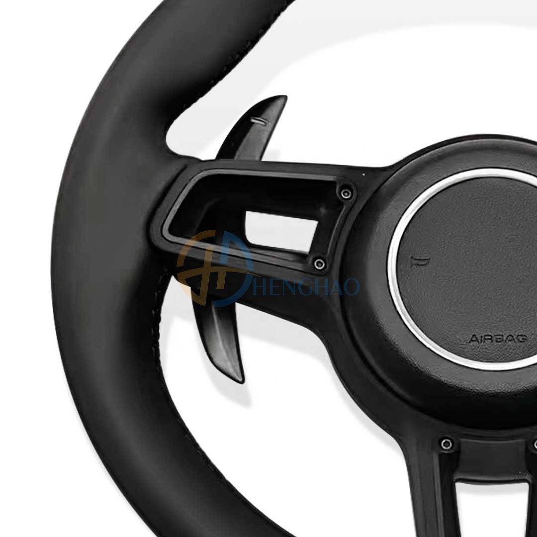 Customized Car Steering Wheel Fit For Porsche Cayenne Macan Cayman 718 991 911 Panamera Upgraded Leather Steering Wheel