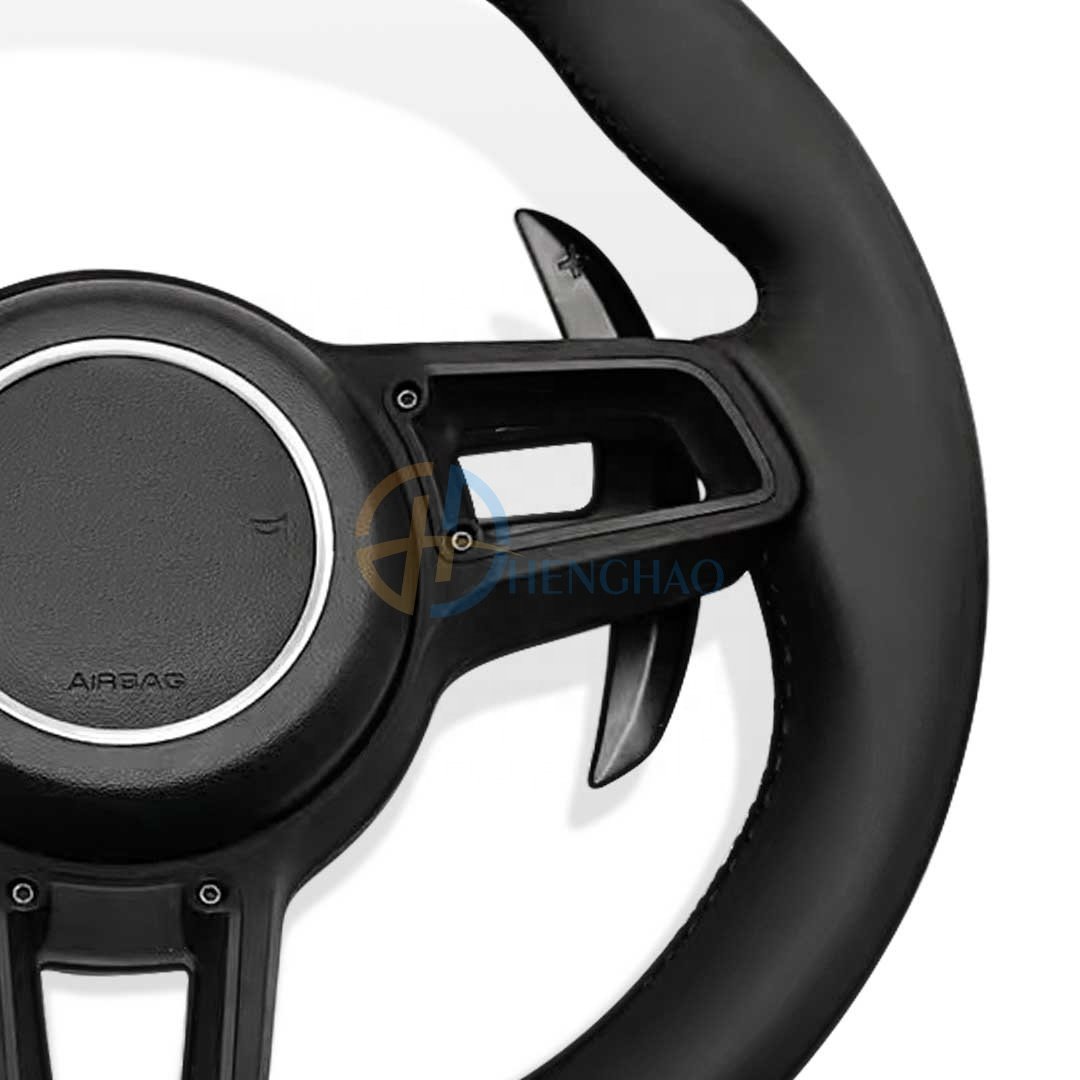 Customized Car Steering Wheel Fit For Porsche Cayenne Macan Cayman 718 991 911 Panamera Upgraded Leather Steering Wheel