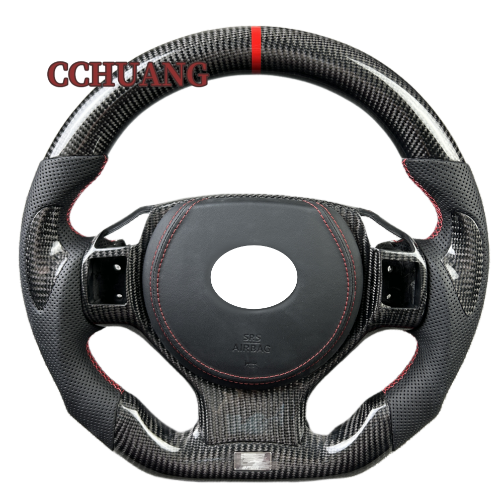 Factory custom auto interior accessories for 2010-2022 Lexus ct200h is ES RX leather carbon fiber steering wheel