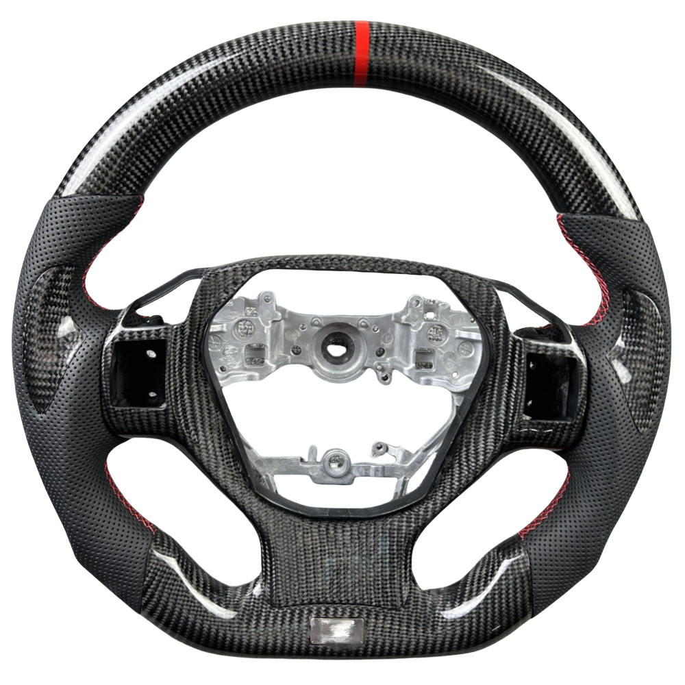 Factory custom auto interior accessories for 2010-2022 Lexus ct200h is ES RX leather carbon fiber steering wheel