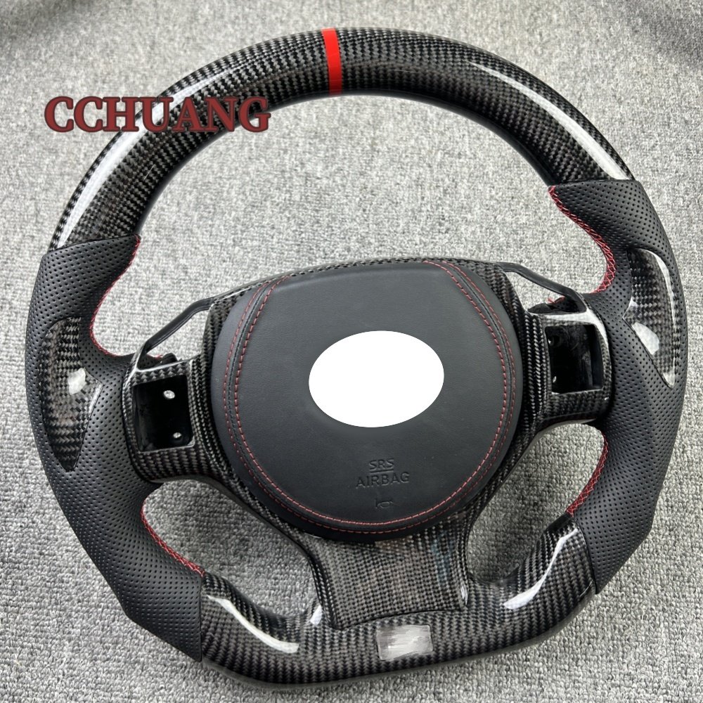 Factory custom auto interior accessories for 2010-2022 Lexus ct200h is ES RX leather carbon fiber steering wheel