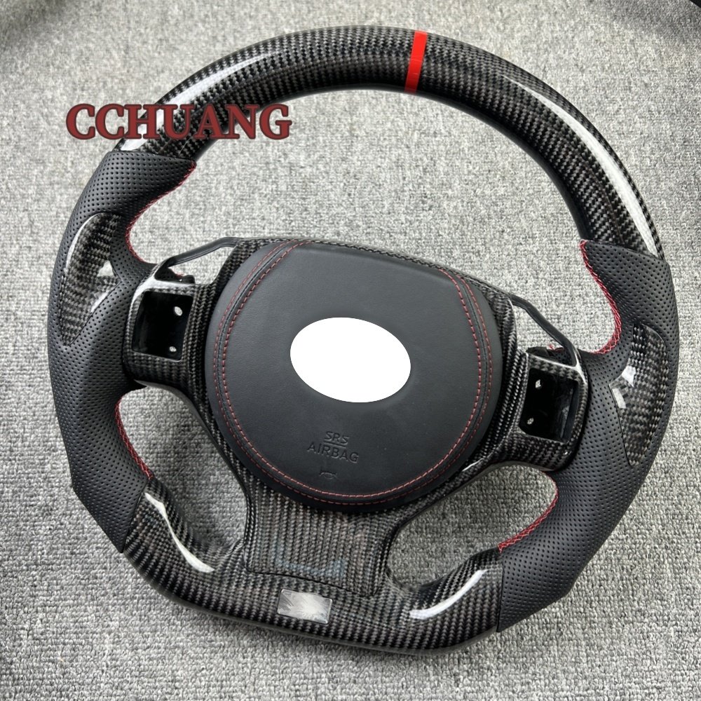 Factory custom auto interior accessories for 2010-2022 Lexus ct200h is ES RX leather carbon fiber steering wheel