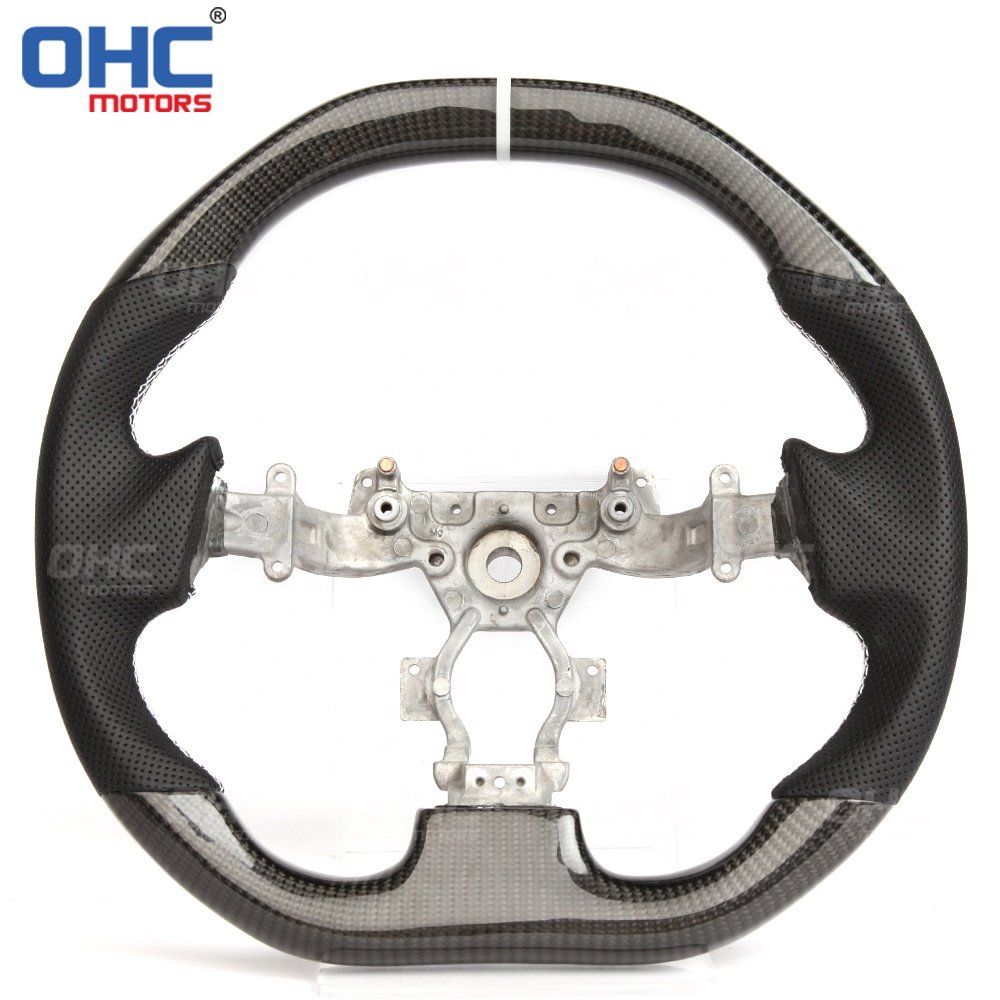 R35 100% Carbon Fiber Steering Wheel For Nissan GTR r35 R 35 Coupe Exhaust ohc motors steering wheels