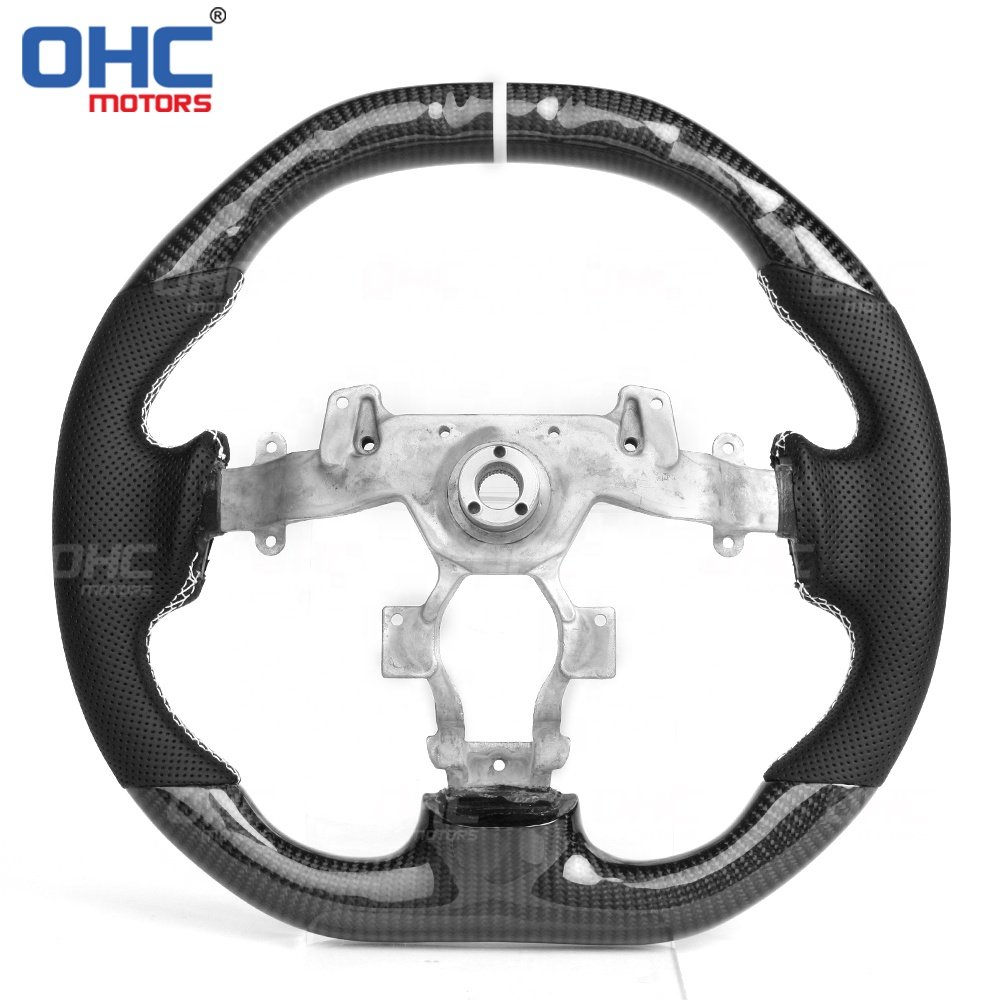 R35 100% Carbon Fiber Steering Wheel For Nissan GTR r35 R 35 Coupe Exhaust ohc motors steering wheels