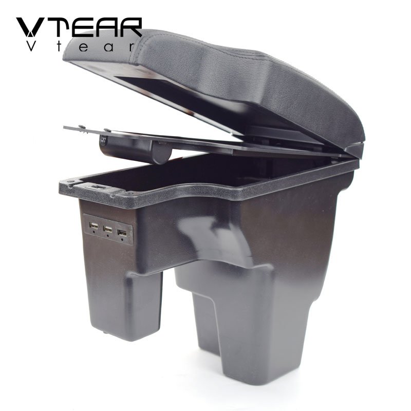 VTEAR for Ford Focus 2 3 Armrest Box Arm Rest Styling Center Console Storage Car-styling Accessories Automobile Decoration Auto