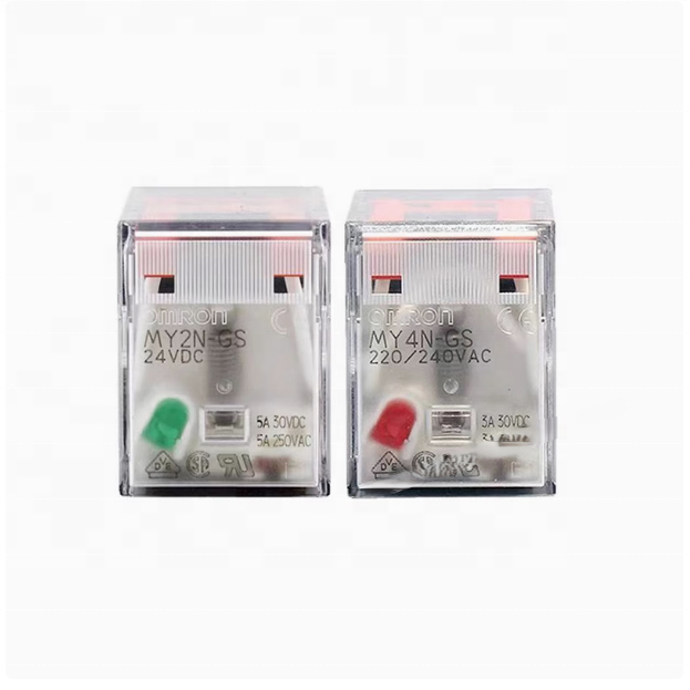 Original Genuine MY2N-GS Dc24v MY4N Ac220v LY2N-J Miniature Solid State Relay 10A Load Current for Auto and PCB