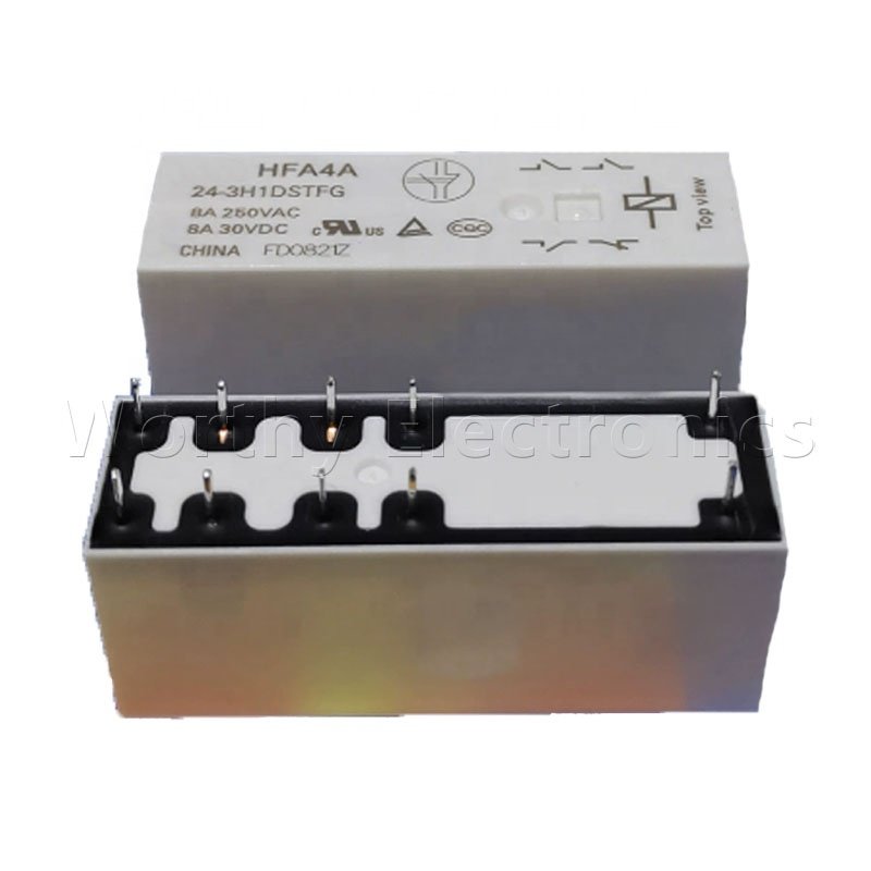 Electronic component safety relay 24VDC 8A 10PIN DIP HFA4A/24-3H1DSTFG relay module