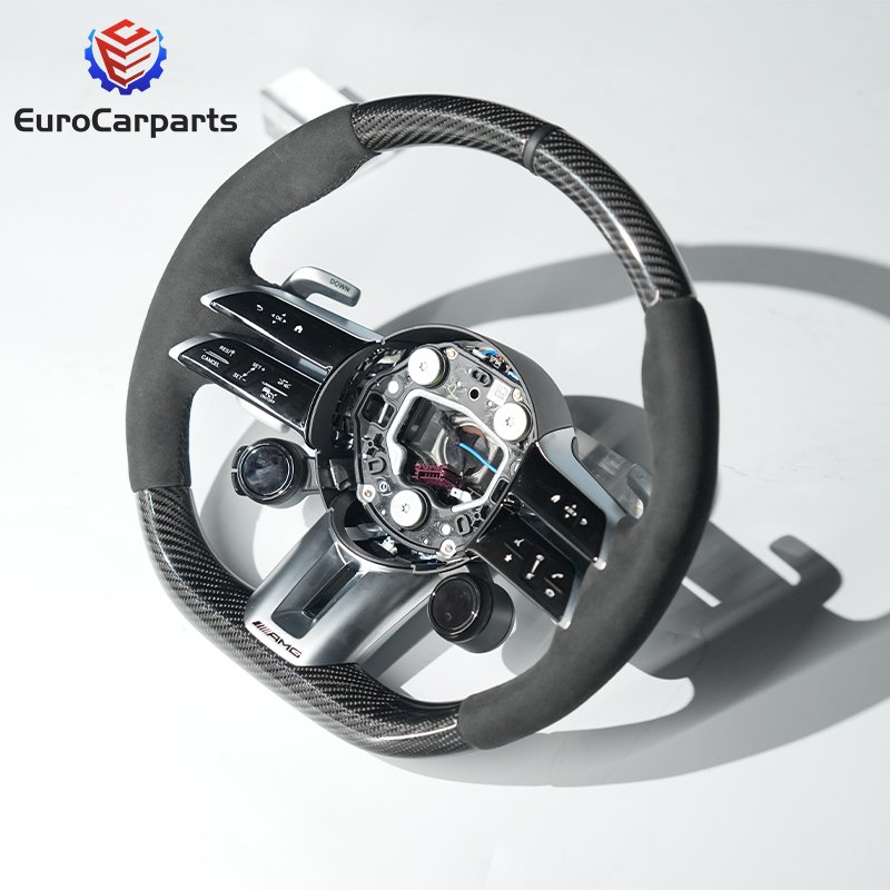2019-2024Y G Class W463A OEM Steering wheel G63 G350 G500 Carbon fiber steering Wheel W464 Carbon Interior Parts Auto Systems