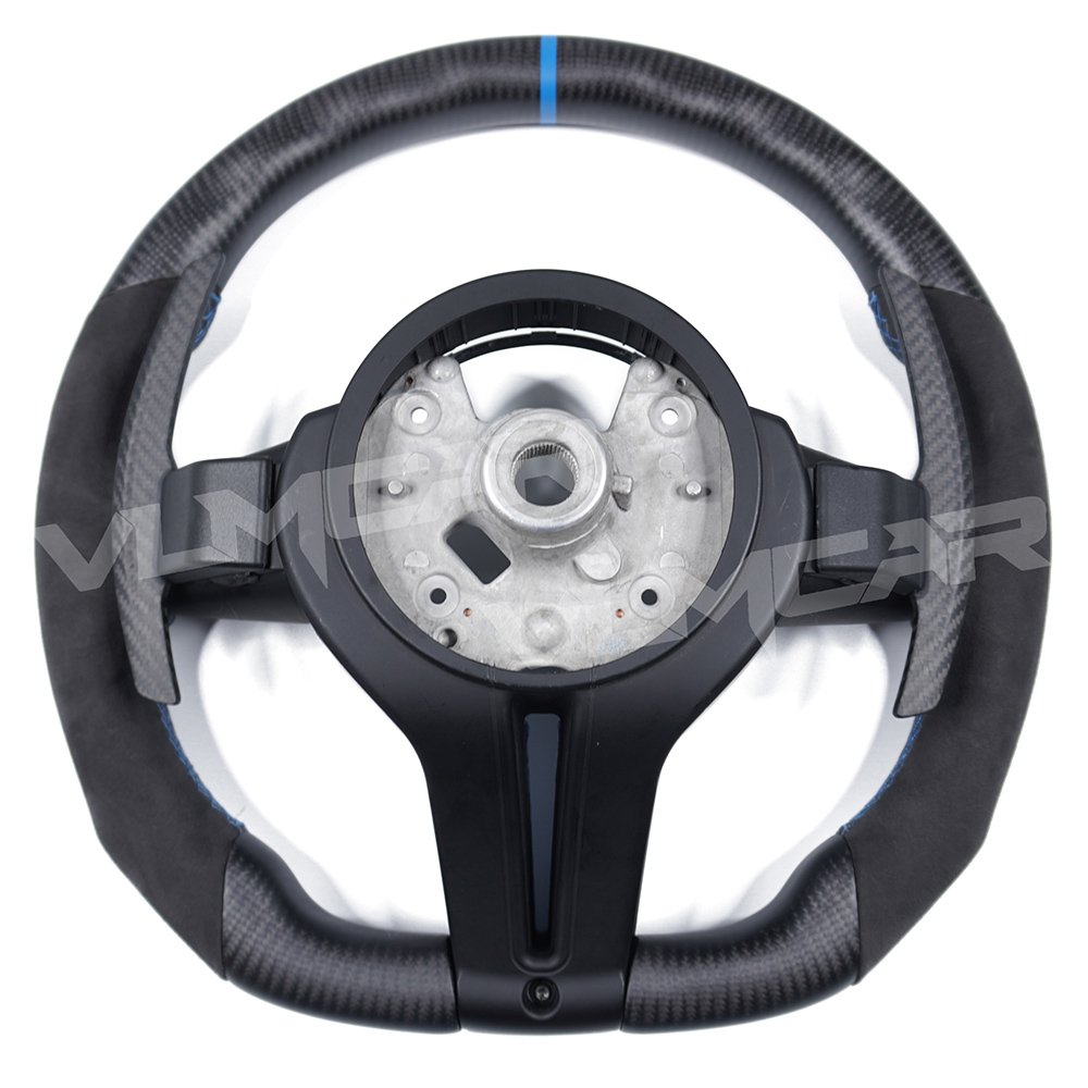 Custom Matte Carbon Fiber Steering Wheel For BMW F30 F35 F80 F20 F25 M2 M3 M4 Carbon Fiber Shift Paddles Car Interior Wholesale