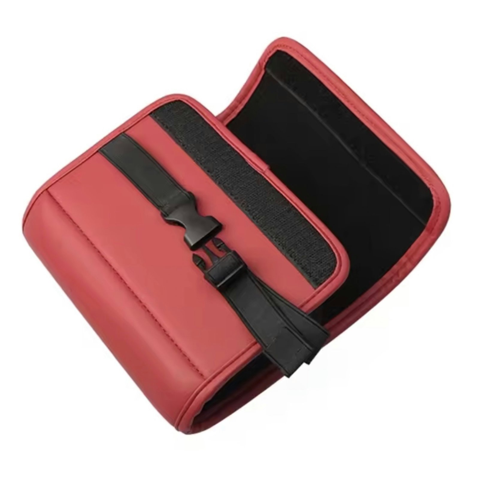 Car PU Leather Tissue Box Armrest Box Seat Back Hanging Tissue Bag Cover Car Interior Supplies Tissue Boxes Holder with Cord