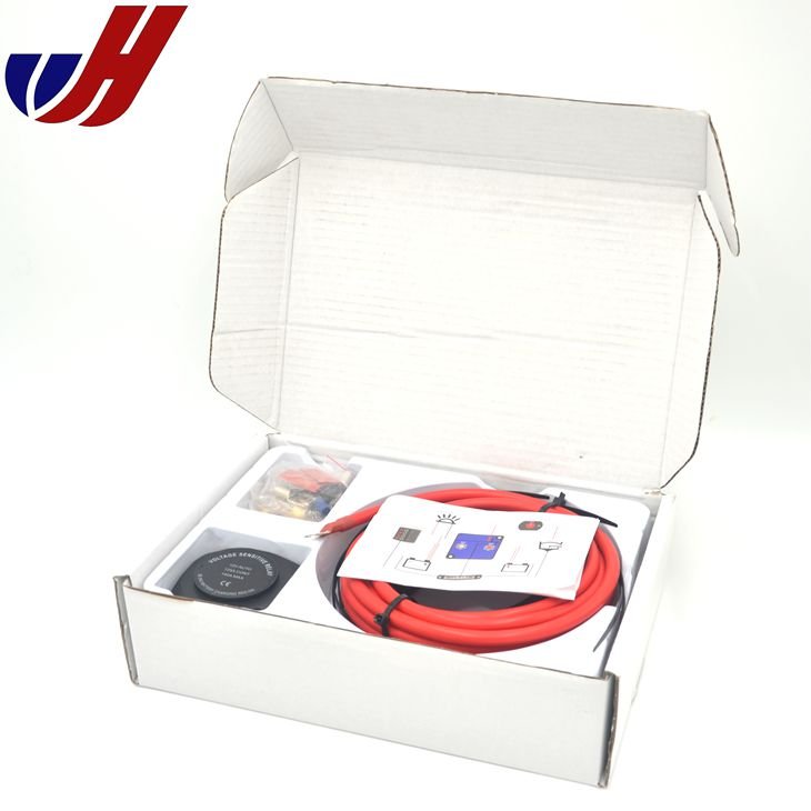 Dual Battery Isolator Kit 12 Volt 140 Amp with Voltage Sensitive Relay Boat VSR Double Battery Automatic Charger Fits RV UTV