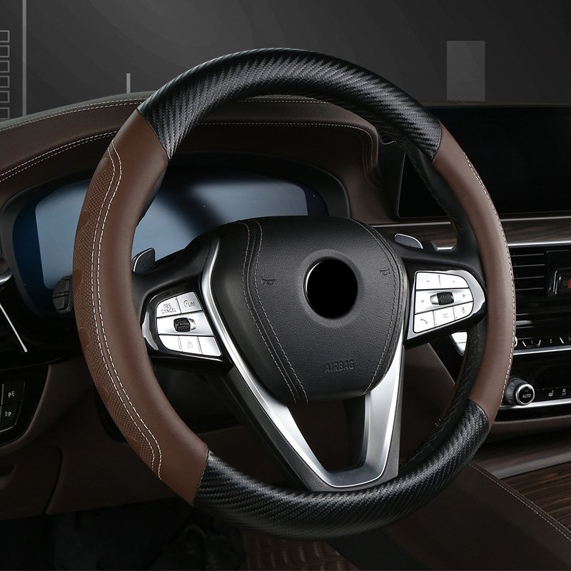 AD-66 Cat Steering Wheel Covers 2023 New Car Accessories leather Anti slip car interior universal for all car