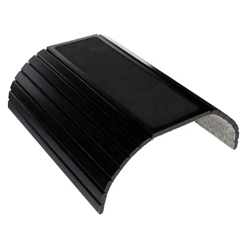 Hot Sale Couch Cup Holder Bamboo Wood Sofa Arm Tray Table Armrest Tray with Anti Slip Pad and Phone Holder