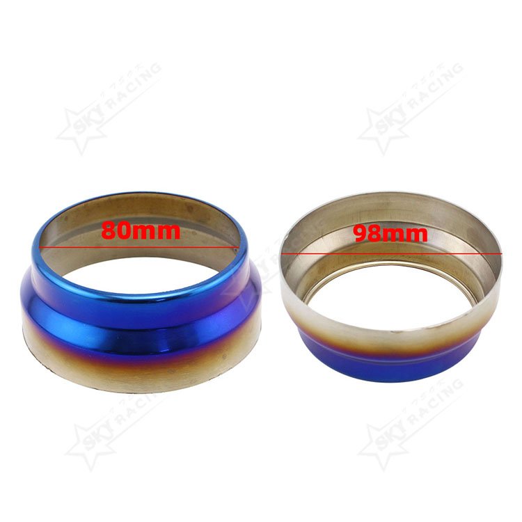 Universal Burnt Blue Boss Kit Cover Steering Wheel Quick Release Hub Adapter Cover Boss Kit Cover