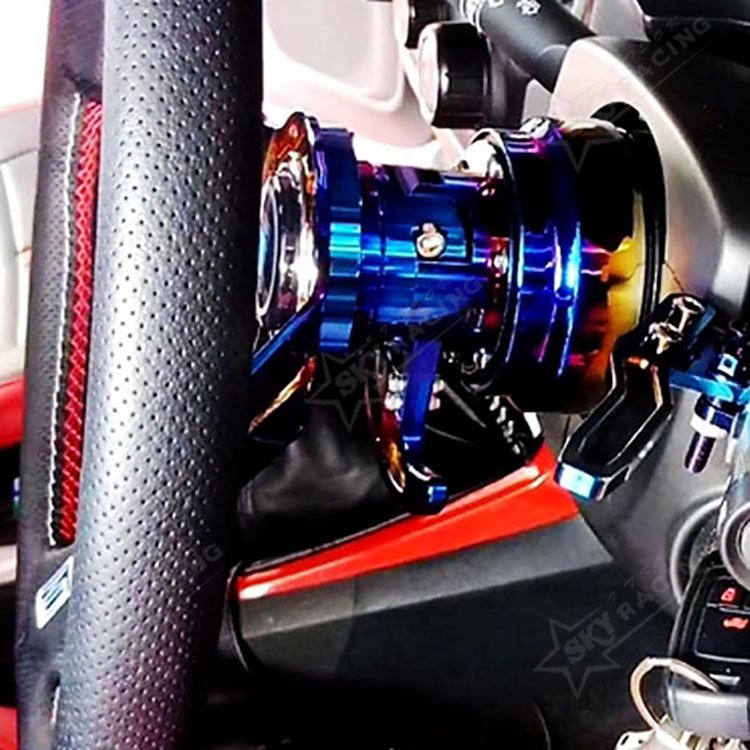 Universal Burnt Blue Boss Kit Cover Steering Wheel Quick Release Hub Adapter Cover Boss Kit Cover