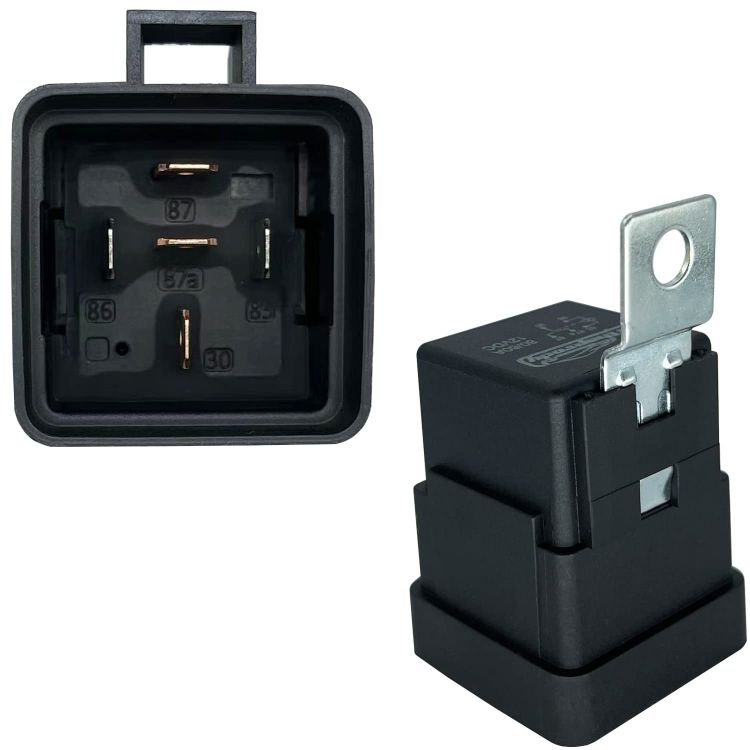 WQE WL04 Waterproof Automotive Relay Socket, 4/5 Pin, 12V Compatible for Part WLVF WLVF1 WLVF2