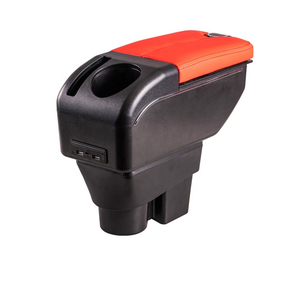 Factory Directly High Quality Car Armrest Center Console Accessories Interior Details Storage Box Retrofit Parts With USB