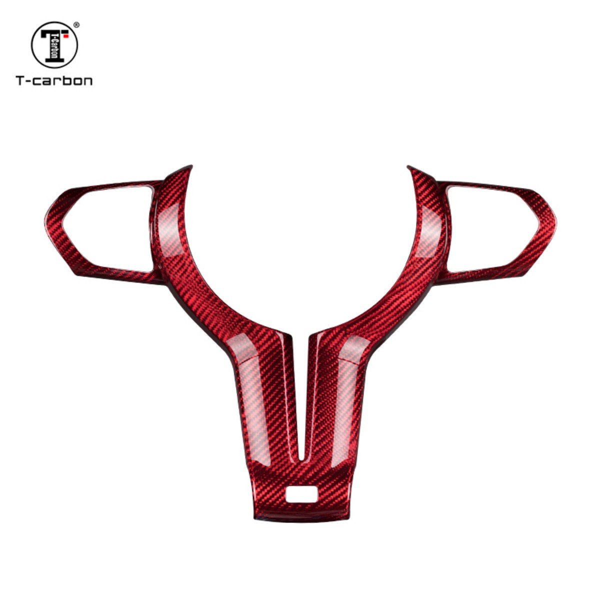 Carbon Fiber Car Steering Wheel Trim For BMW M Series T-carbon Car Interior Accessories