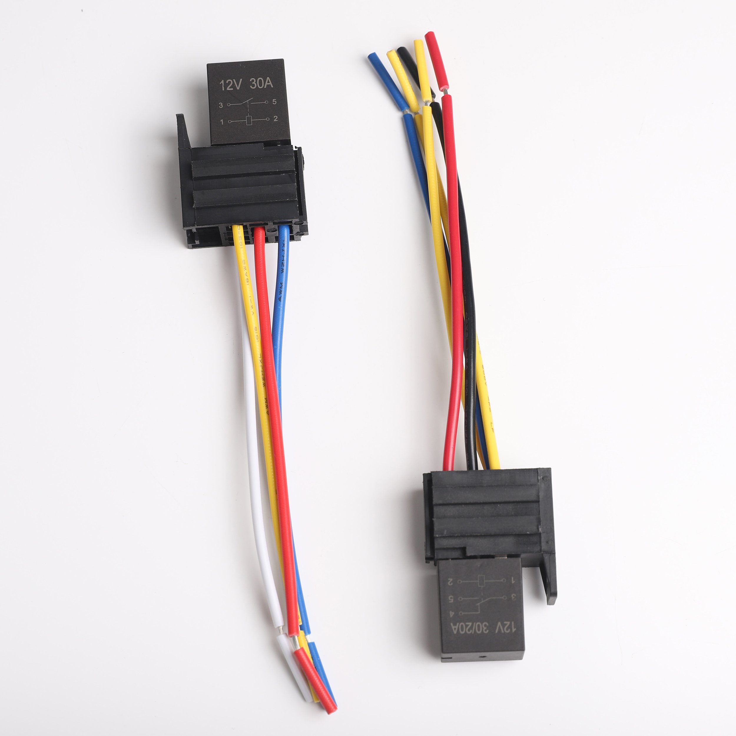 5 Pin 4pins 30 Amp 24v Auto Car Relay With Harness