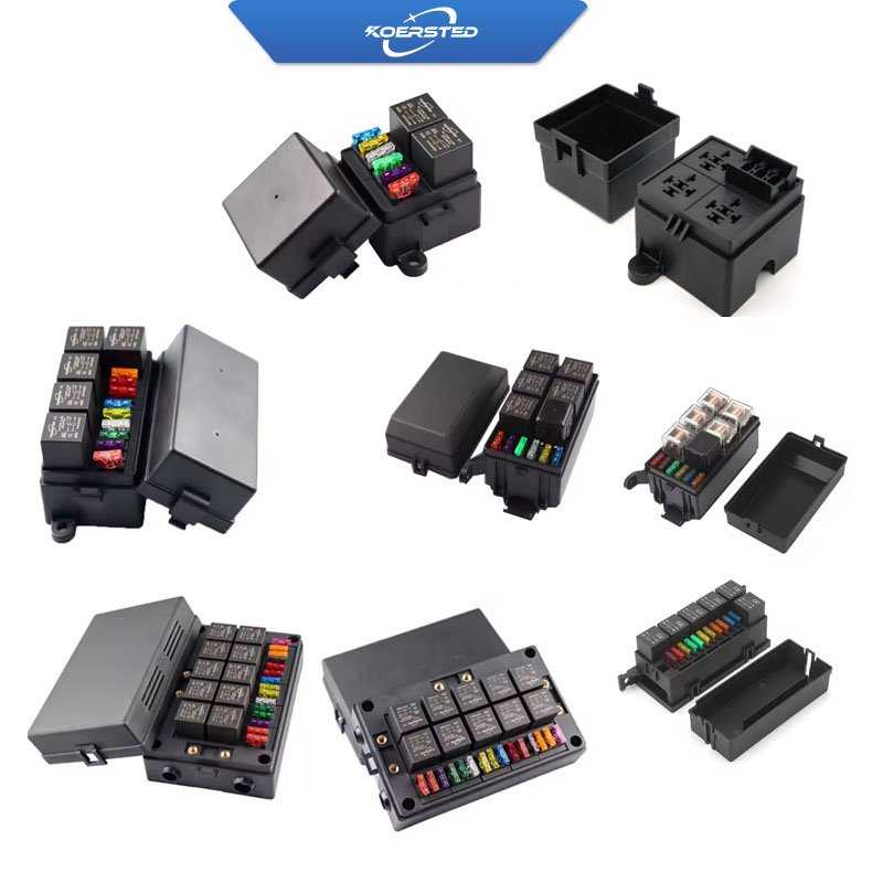 Various Types of Fuse Box, Car Fuse Box, Auto Control Box Including 6/9/11/12/15 Relays, 6/9/11/12/15 Fuses and Connectors