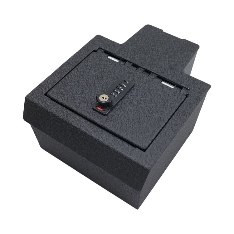 2024 Ford Ranger Luxury Vehicle Console Custom Anti-Theft Car Safe Steel Armrest Storage Lock Box Interior Kit Gun Safe Features