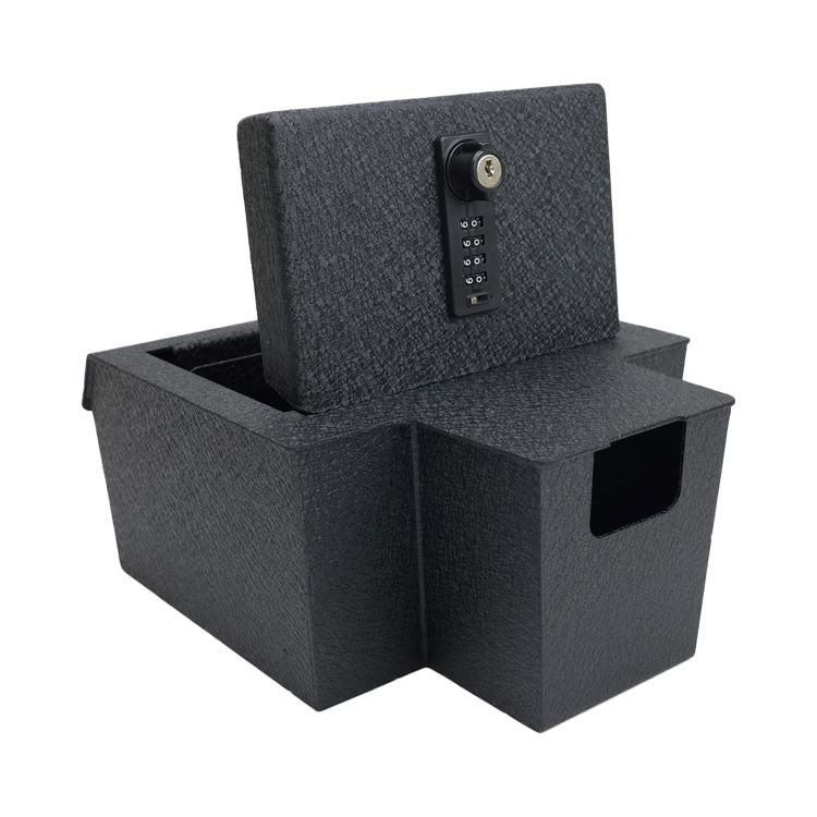 2024 Ford Ranger Luxury Vehicle Console Custom Anti-Theft Car Safe Steel Armrest Storage Lock Box Interior Kit Gun Safe Features
