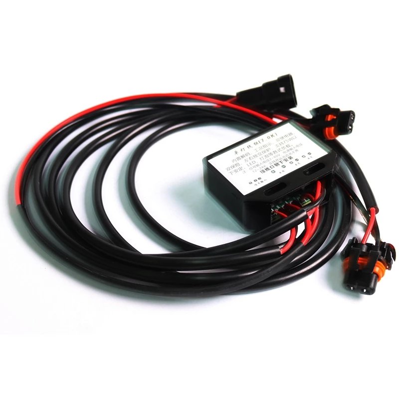 SANV 12V H1 H4 H7 9005 9006 Relay Wire Harness for BI Xenon&LED Projector Lens Laser Headlight